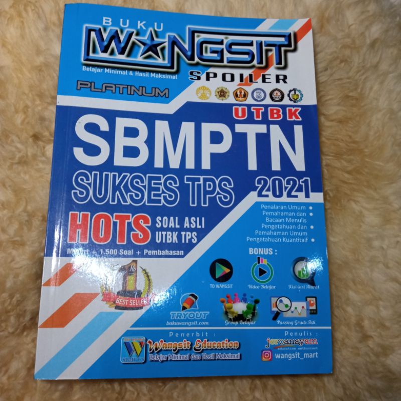 preloved wangsit 2021 2020 saintek tps biologi fisika kimia matematika ipa