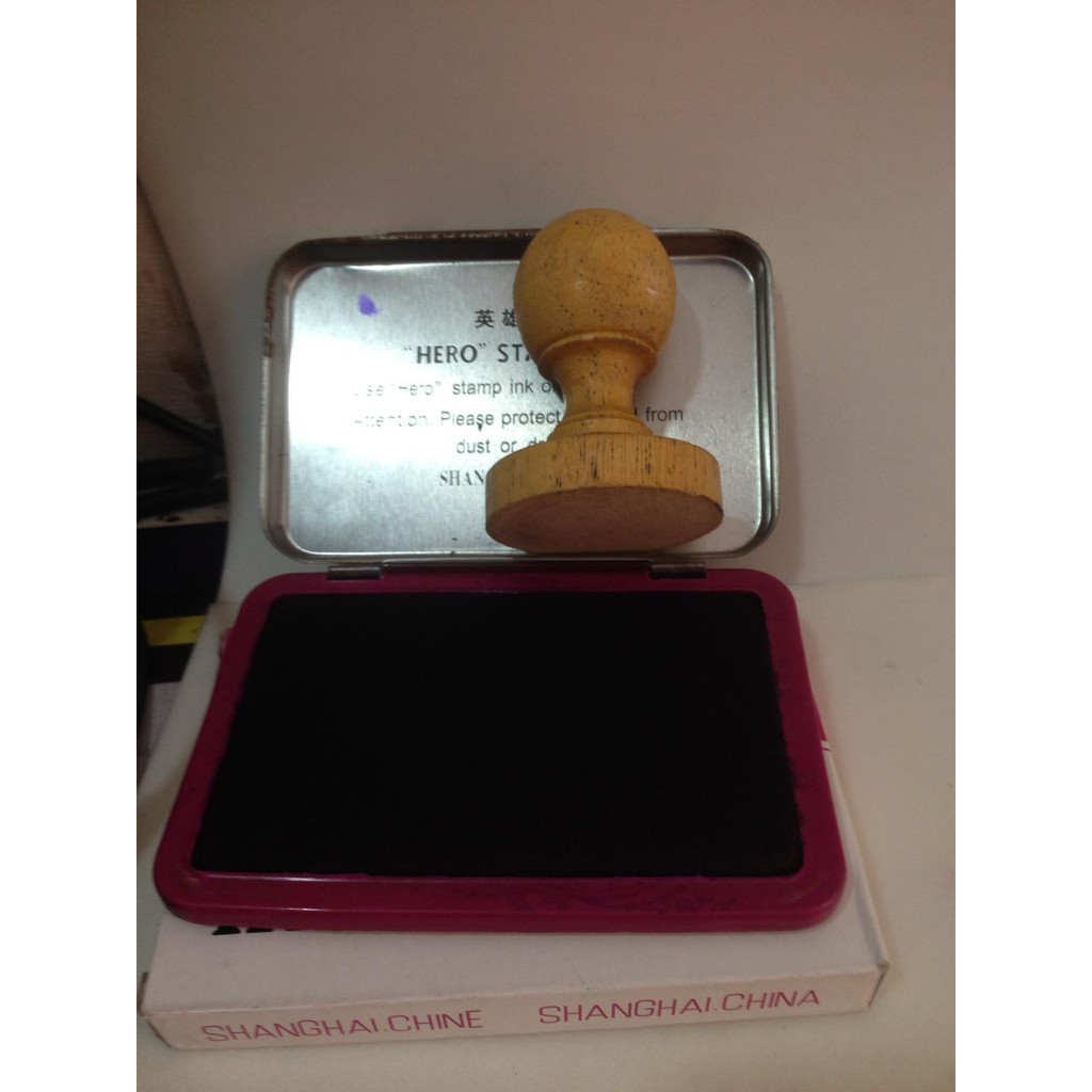 

paket stempe kayu / stempel biasa / stempel runaflex batalan ungu no. 0