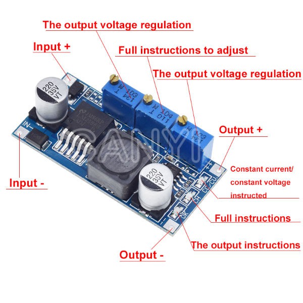 LM2596S LM2596 Constant Current for LED Driver Lithium-ion Battery Power Supply Module