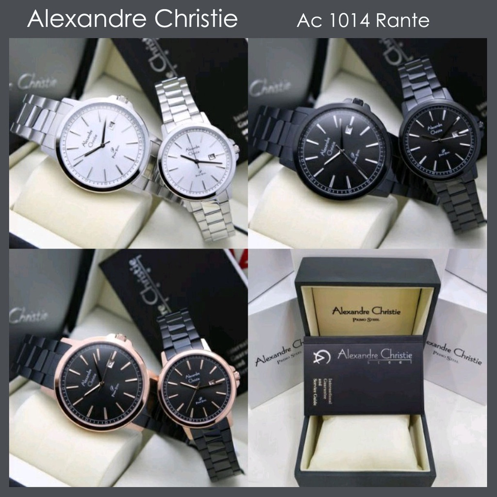 Alexandre Christie Ac 1014 / ac1014 Jam Tangan Rante Original