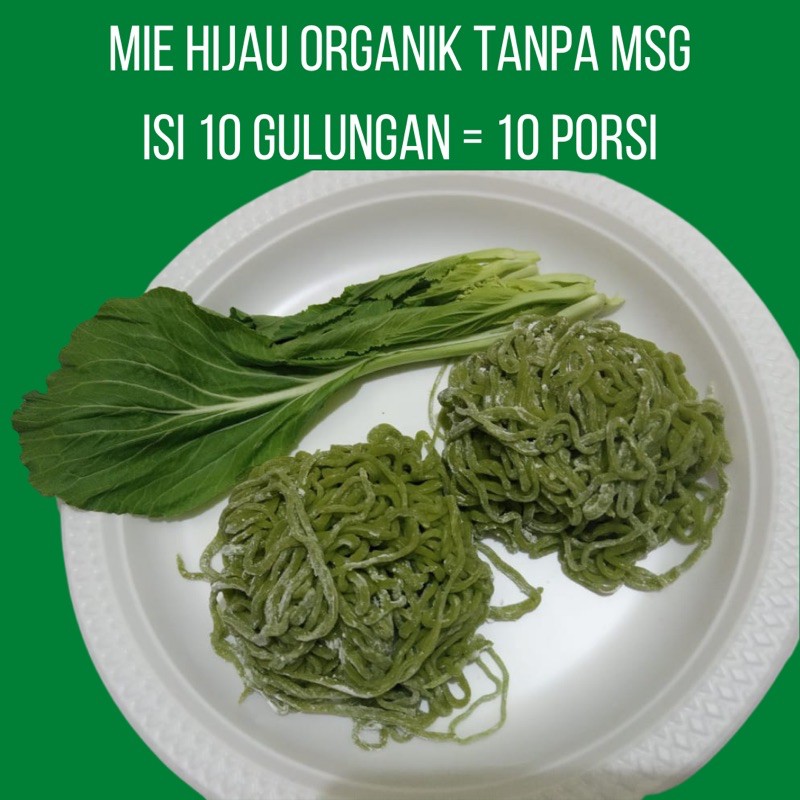 

MIE HIJAU ORGANIK Tanpa MSG