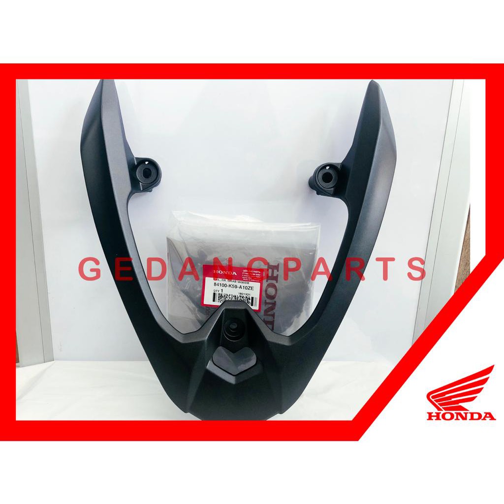 BEHEL SADEL PLANGER PEGANGAN JOK VARIO 125 150 LED ORI 84100-K59-A10ZE