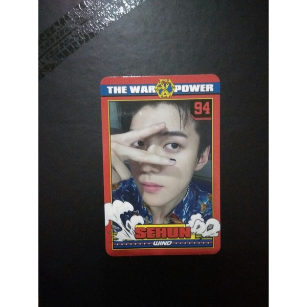 PHOTOCARD OFFICIAL EXO SUHO KOKOBOB CHANYEOL TEMPO SEHUN POWER