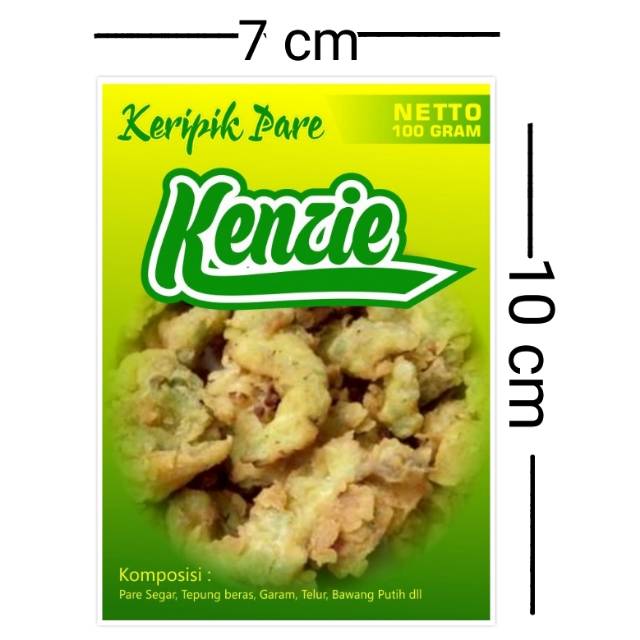 

Cetak/ Print Stiker Label Kemasan Produksi