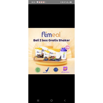 

Flimeal 5 Sachet Makanan Diet Rendah Kalori Coklat Meal Replacement