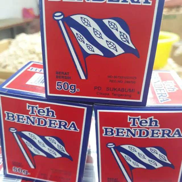 

Teh bendera bubuk asli medan,1 bks