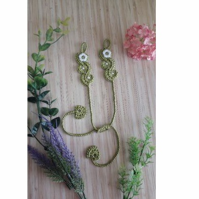 Strap tali Masker hijab murah/ Kalung Masker/ strap masker rajut/konektor masker rajut/masker hijab