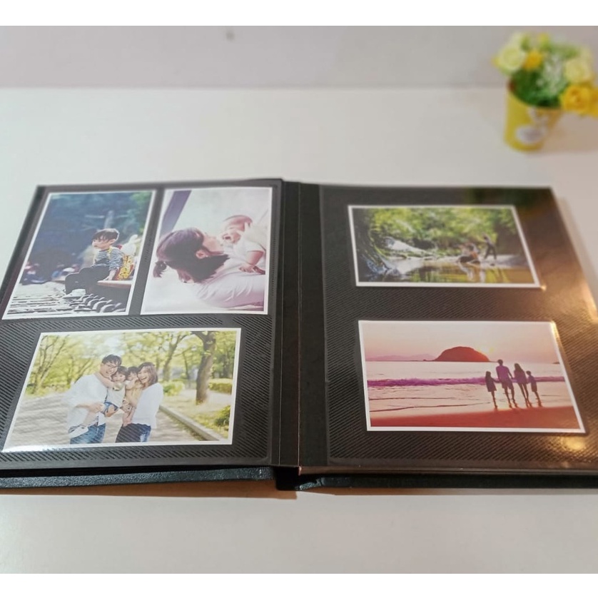 [PROMO] BUKU ALBUM FOTO PEREKAT MAGNETIK 3R/4R/5R/6R/8R/10R MEDIUM SIZE BLACKSHEET