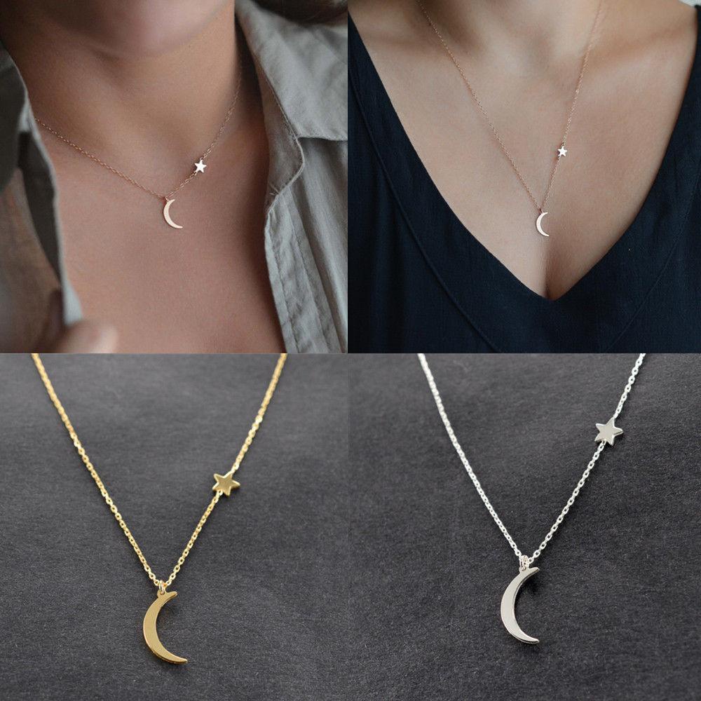 Perhiasan Kalung LILY Silver/Gold Boho Rantai Simple