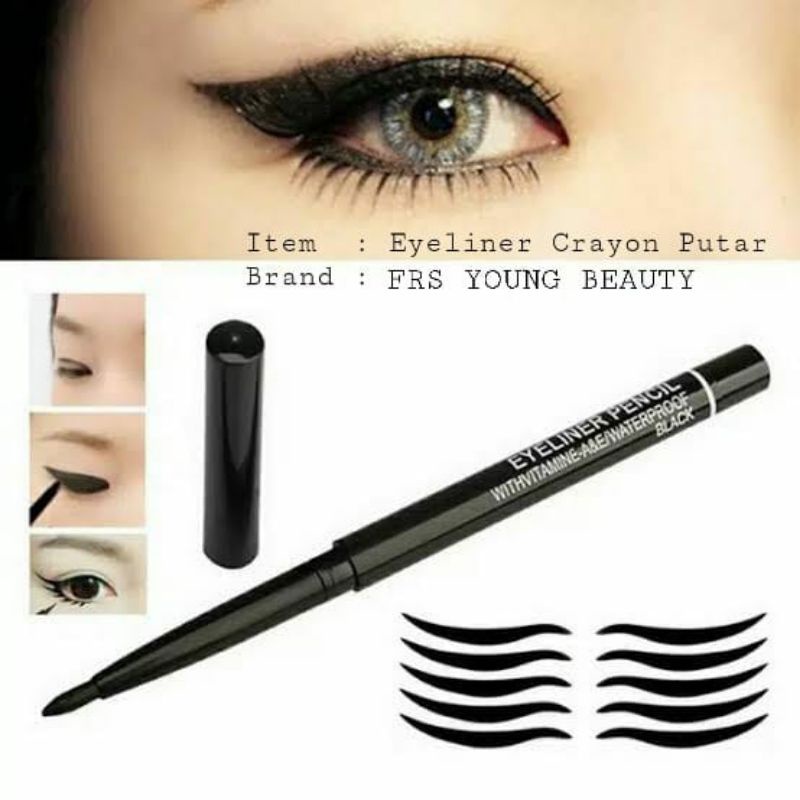 Eyeliner Putar Eyeliner Crayon Eyeliner Otomatis YB Kosmetik Mata Make Up Makeup