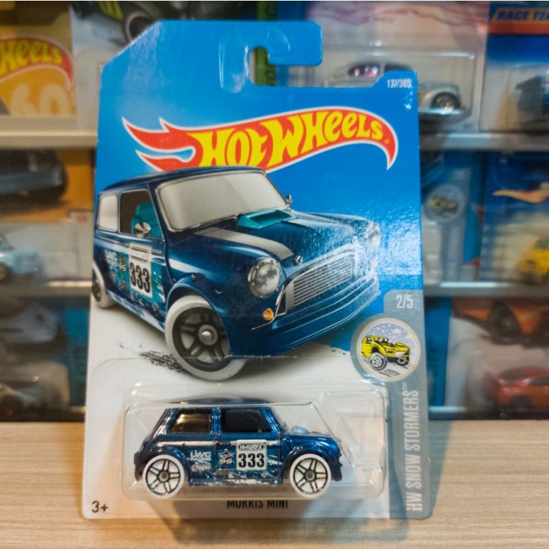 HOT WHEELS MORRIS MINI 333 BLUE