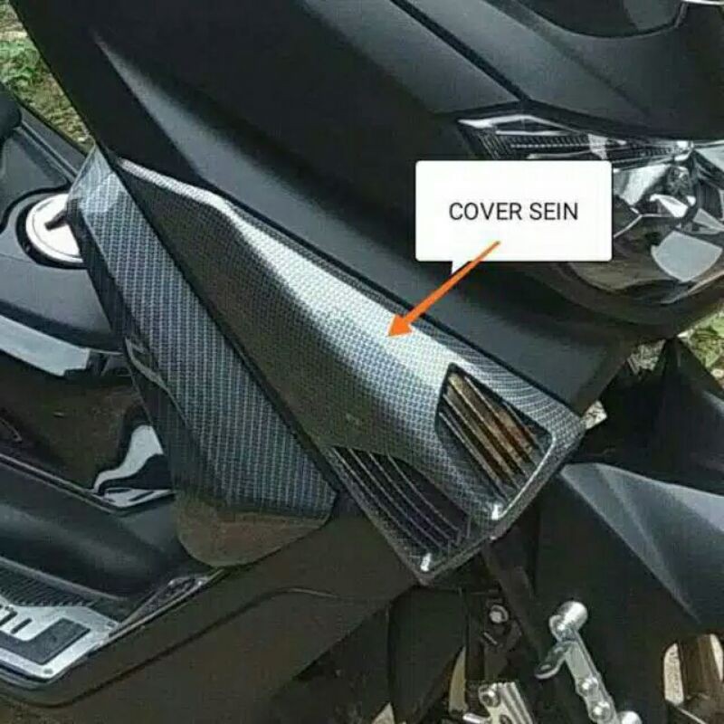 Cover Lampu Sen Depan Nmax old Carbon NEMO Original