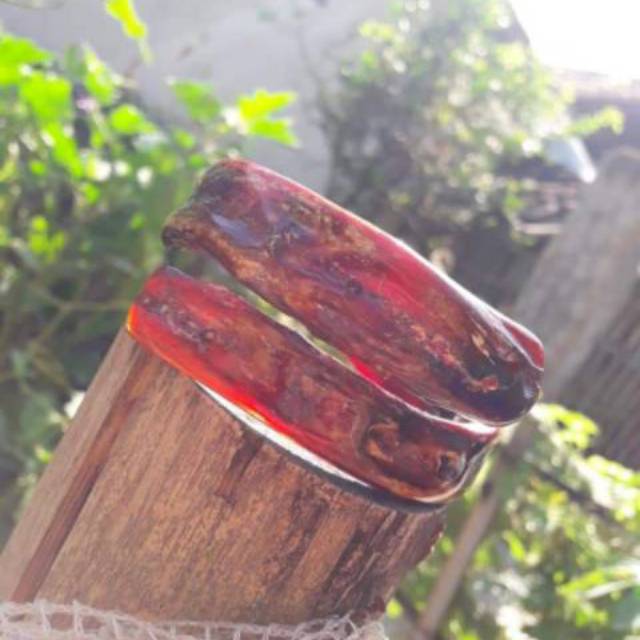 Gelang akar bahar Merah Size JUMBO