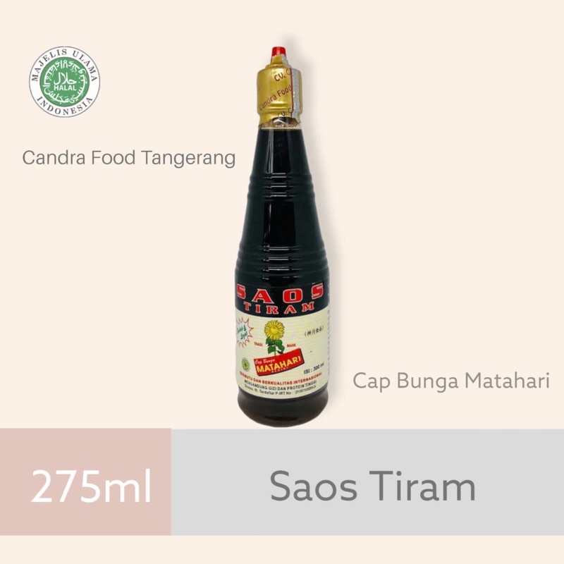 Saos Raja Rasa/Minyak Wijen/Kecap Ikan/ Saos TiramCap Matahari HALAL ukuran 275ML