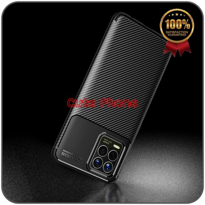 Casing Soft Case Realme 8 5G Original Autofocus Carbon Softcase