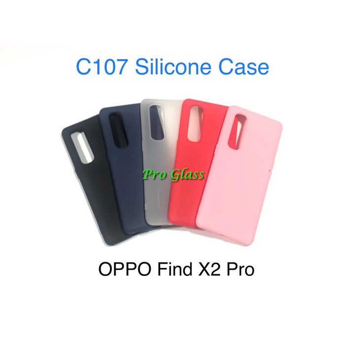 C107 OPPO FIND X2 PRO Colourful Ultrathin Silicone Case / Matte Thin