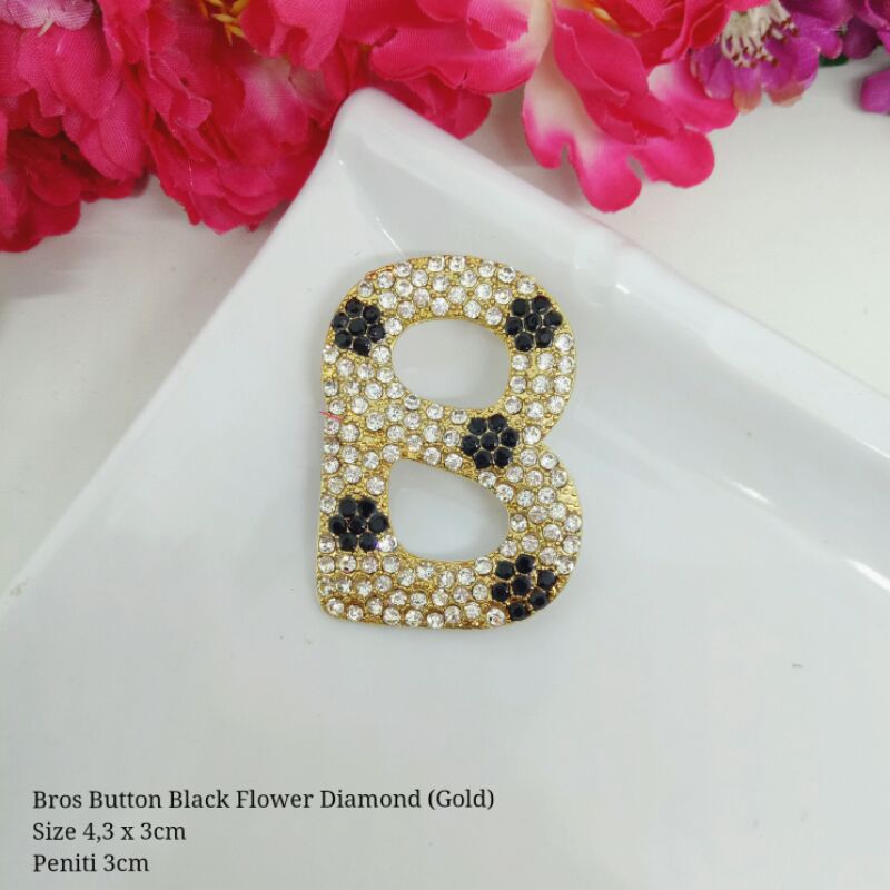 BROS BUTTONSCARVES KW / BROS B (PART 4)-BlackFlowerDiamond-G