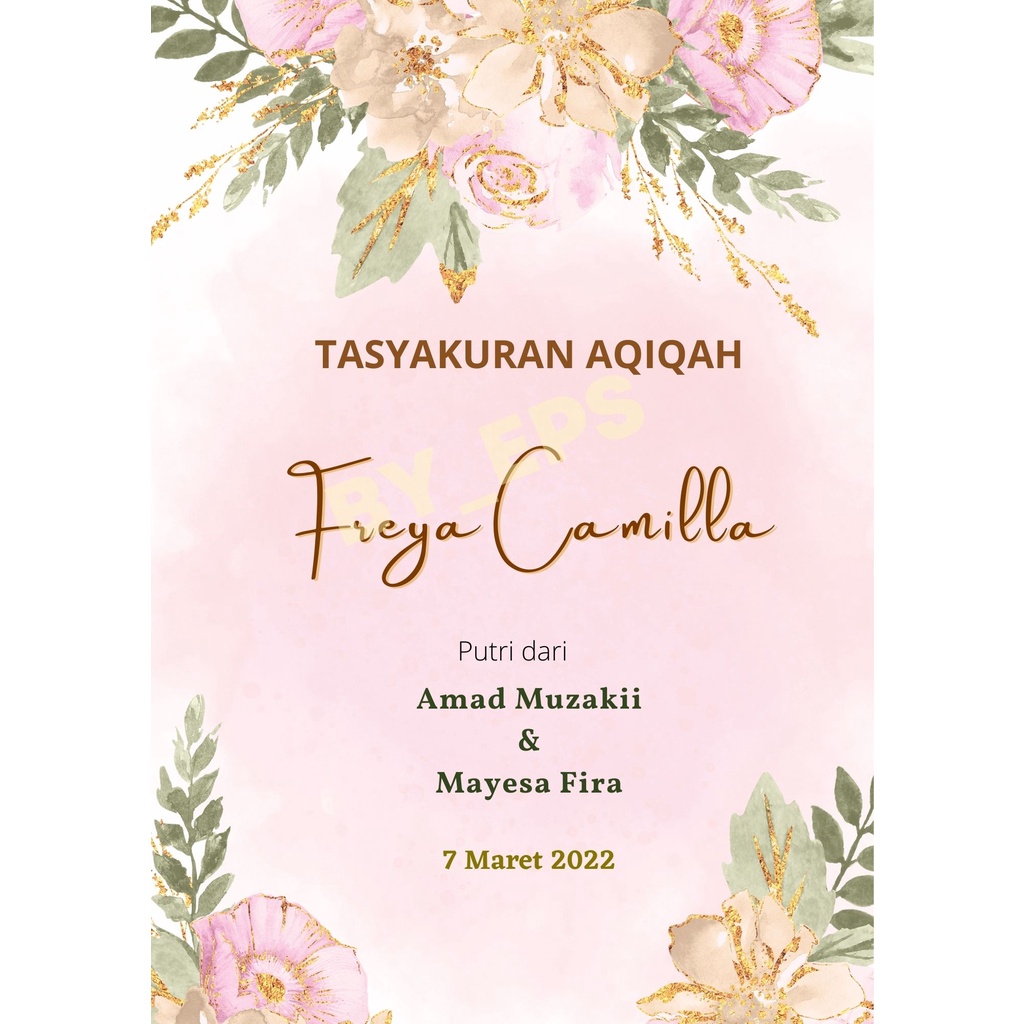 

Buku Tasyakuran Aqiqah