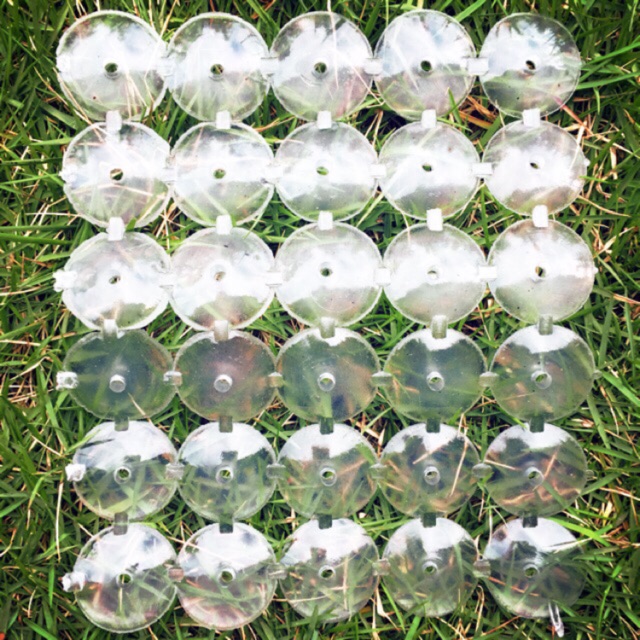 Karet paku seng atau asbes transparan