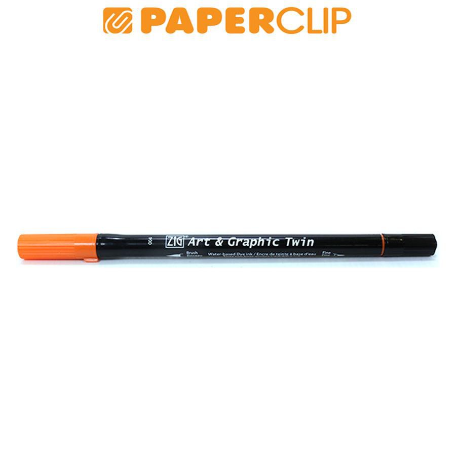 

PEN BRUSH ZIG KURETAKE ART & GRAPHIC TWIN TUT-80 004 ORANGE