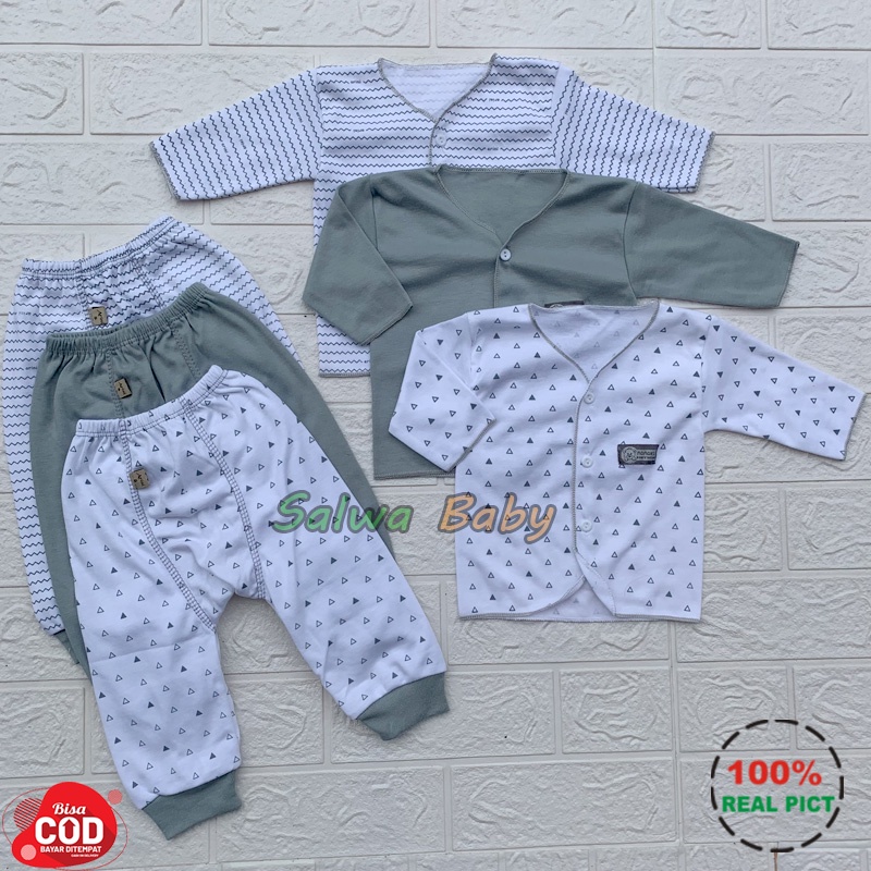 18 PCS Baju Bayi Baru Lahir Celana Bayi Baru Lahir Ana Baby