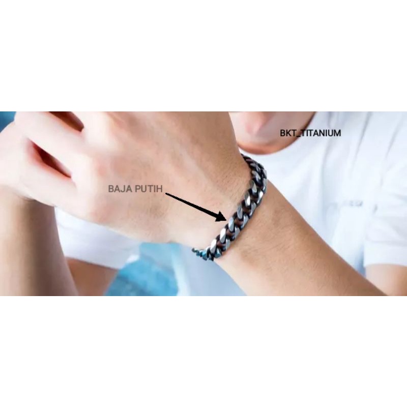 GELANG RANTAI COWO/GELANG RANTAI BAJA PRIA
