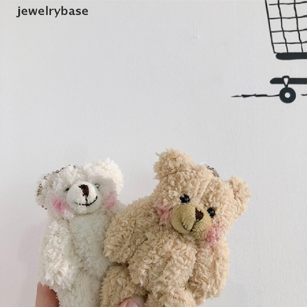 (jewelrybase) Gantungan Kunci Bentuk Boneka Beruang Bahan Plush