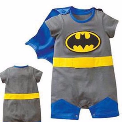 ROMPER ANAK batman abu abu | Romper Batman