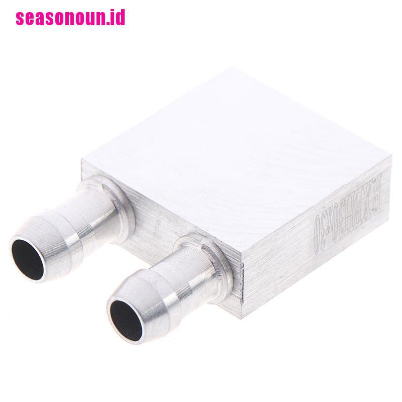 【seasonoun】Aluminium Water Cooling Heatsink Block Waterblock Liquid Cooler For