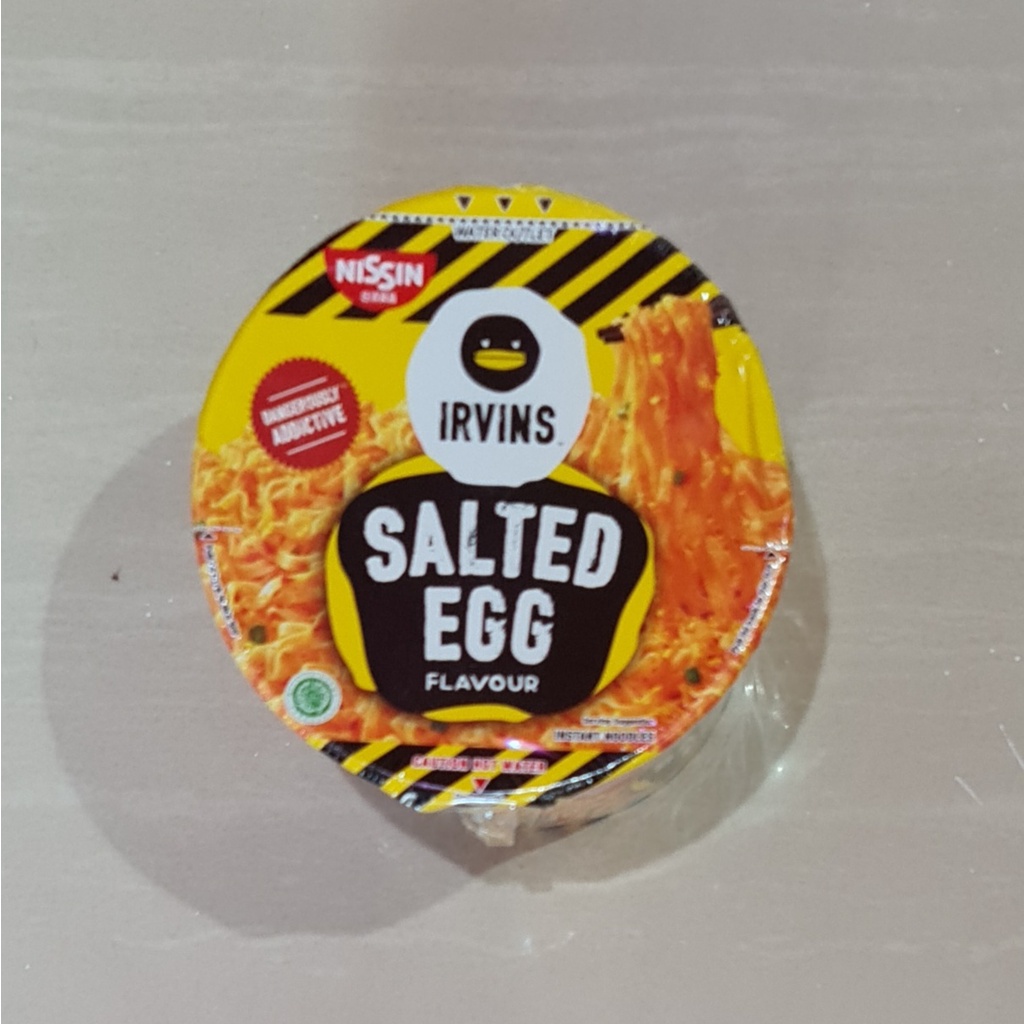Jual Mie Nissin Irvins Salted Egg Flavour Instant Noodles 100 Gram Shopee Indonesia