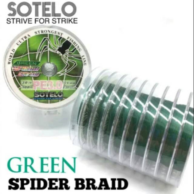 Senar PE Sotelo Green Spider Braid