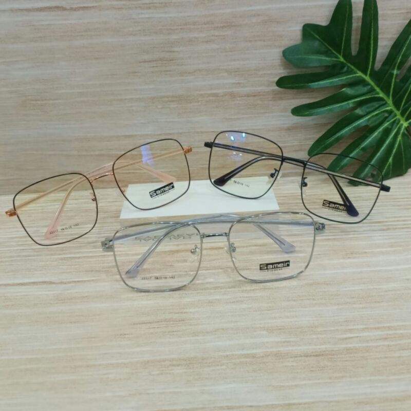Frame kacamata Sameir 22317/kacamata korea/kacamata bingkai tipis/kacamata kekinian