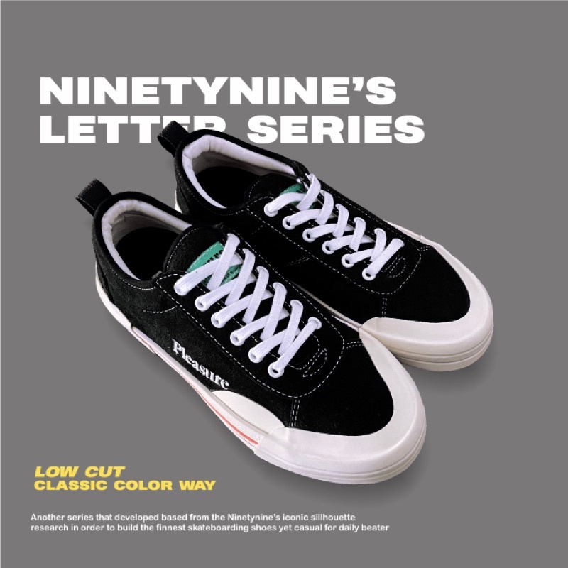 Sepatu Sneaker Vulcanized Pleasure Full Suede Ninetynine's