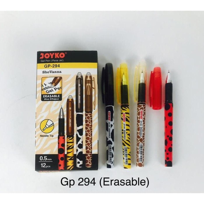 

Pulpen Gel Joyko GP-294 ShoVanna 0.5 mm / Pulpen Bisa Dihapus