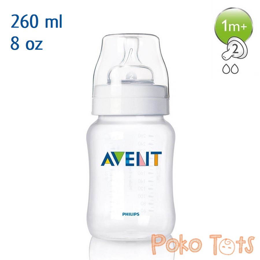 Philips Avent Classic Feeding Bottle 260ml Botol Susu WHS