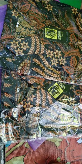 Mall Grosir Kemeja Batik Pria Sogan Modern Manggar Bunga Kelapa Diskon Murah