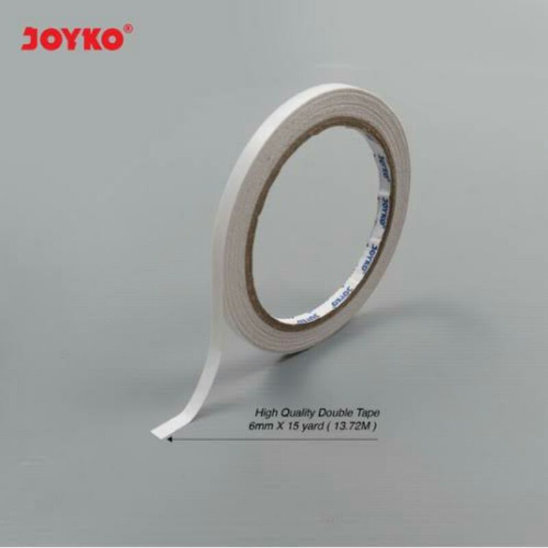 

Double Tape Joyko 6 mm (1/4 inch)