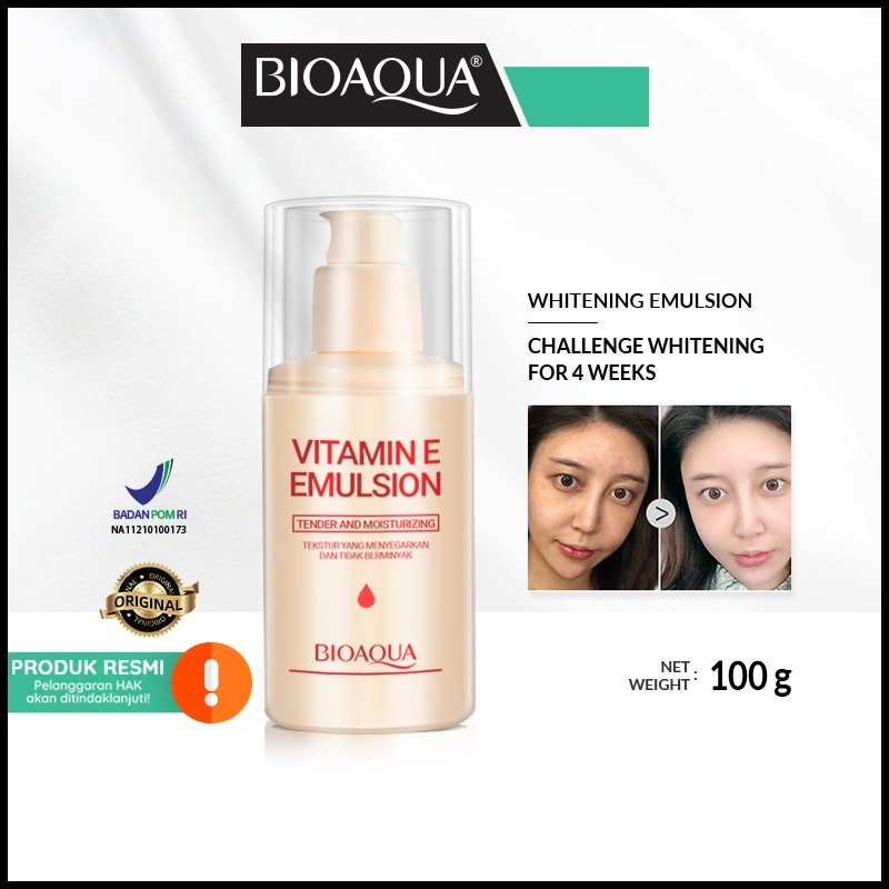 ★ BB ★ BIOAQUA Vitamin E Emulsion 100ml - BIO AQUA【BPOM】