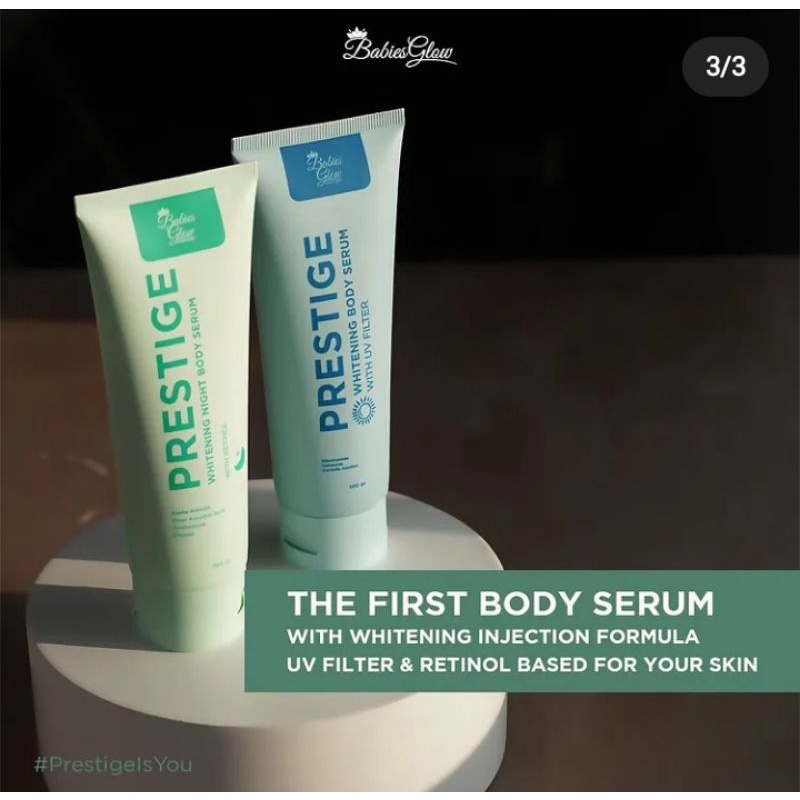 Babiesglow Prestige whitening body serum series