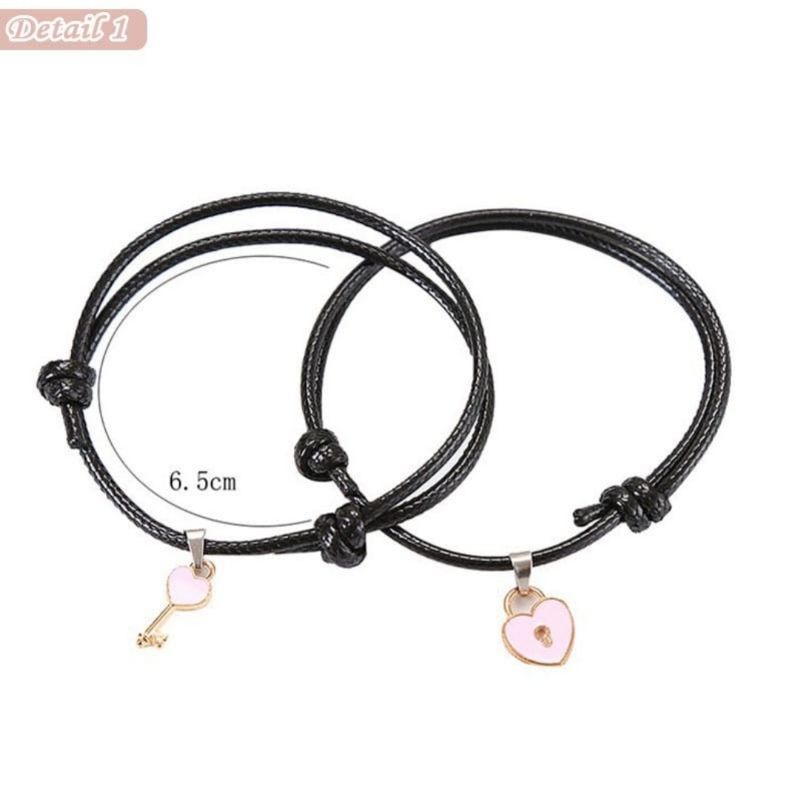 GELANG COUPLE 2PCS LIONTIN KUNCI