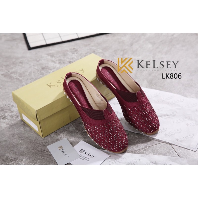 (GRATIS ALAS KAKI) NICOLE SANDAL SLIP ON KELSEY LK806