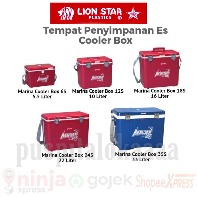 Kotak Penyimpanan Es Cooler Box Marina Tempat Ikan Daging Minuman