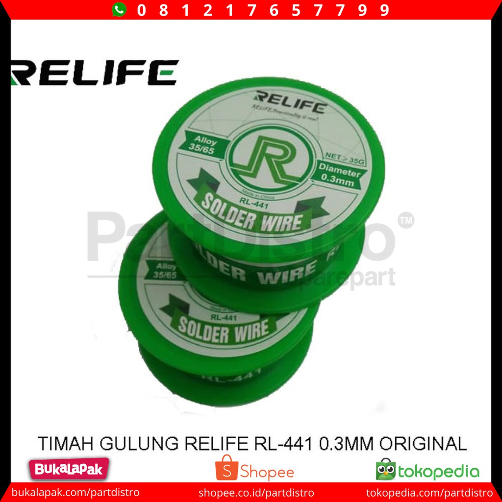 

TIMAH GULUNG RELIFE RL-441 0.4MM