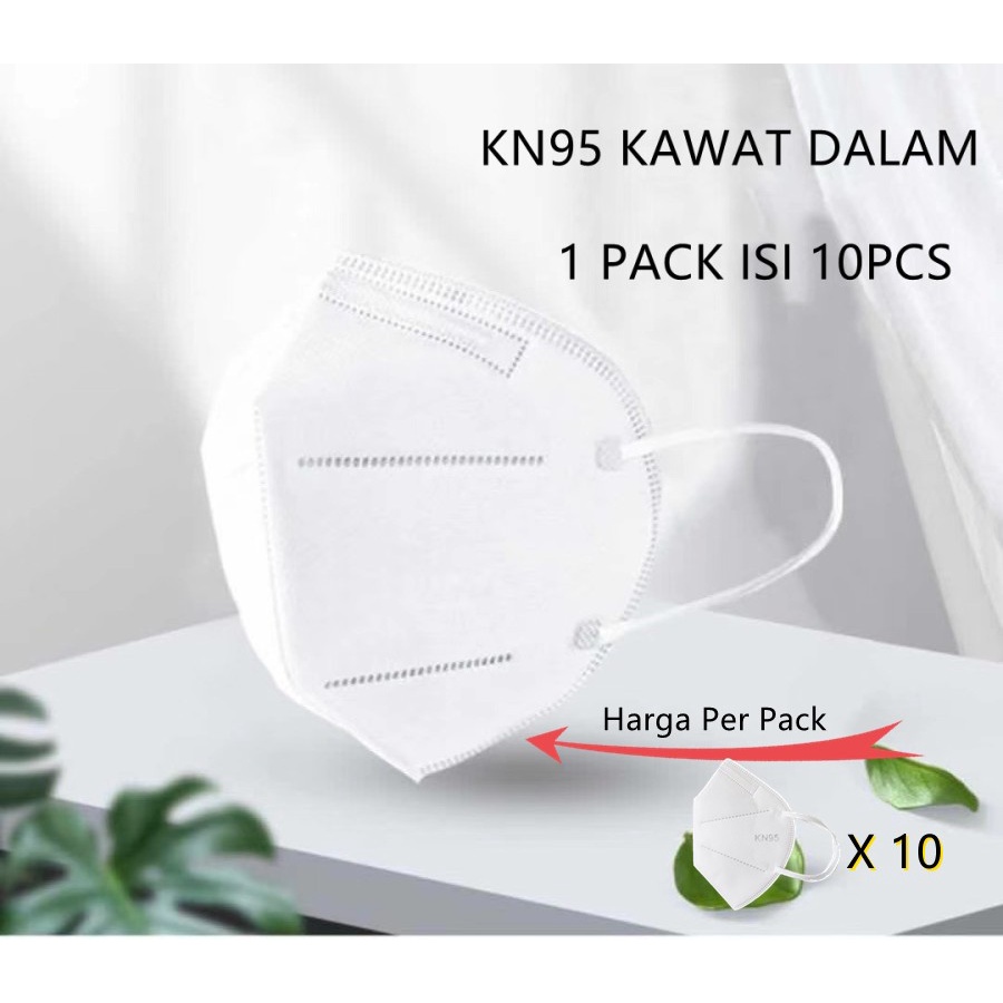 MASKER KN 95 ISI 10PC KEMASAN ZIPLOCK anti corona pelindung debu wajah promo masker masker motor