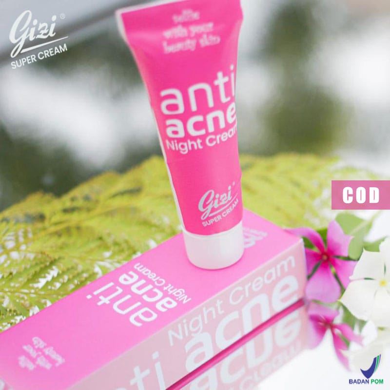 Gizi Super Cream Anti Acne Night Cream