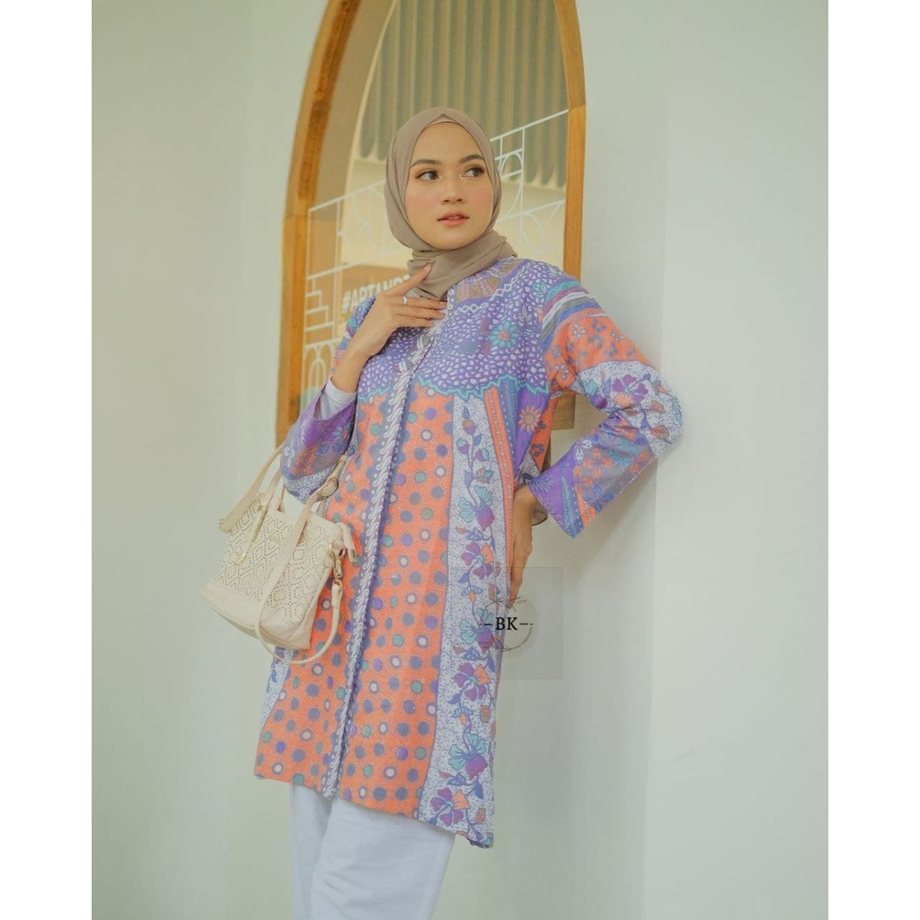 TUNIK BATIK WANITA SOFT MODERN JUMBO HALUS ORIGINAL-5