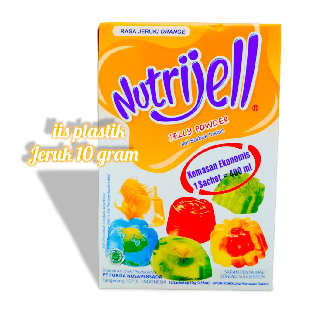 nutrijell 10 gram / nutrijell buah 10 gram / agar nutrijell buah 10 gram