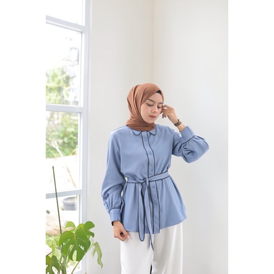 Artemis Fashion~ ALEXA / HERRA / MITHA / HOPE BASIC Atasan wanita kerja, Blouse Korea