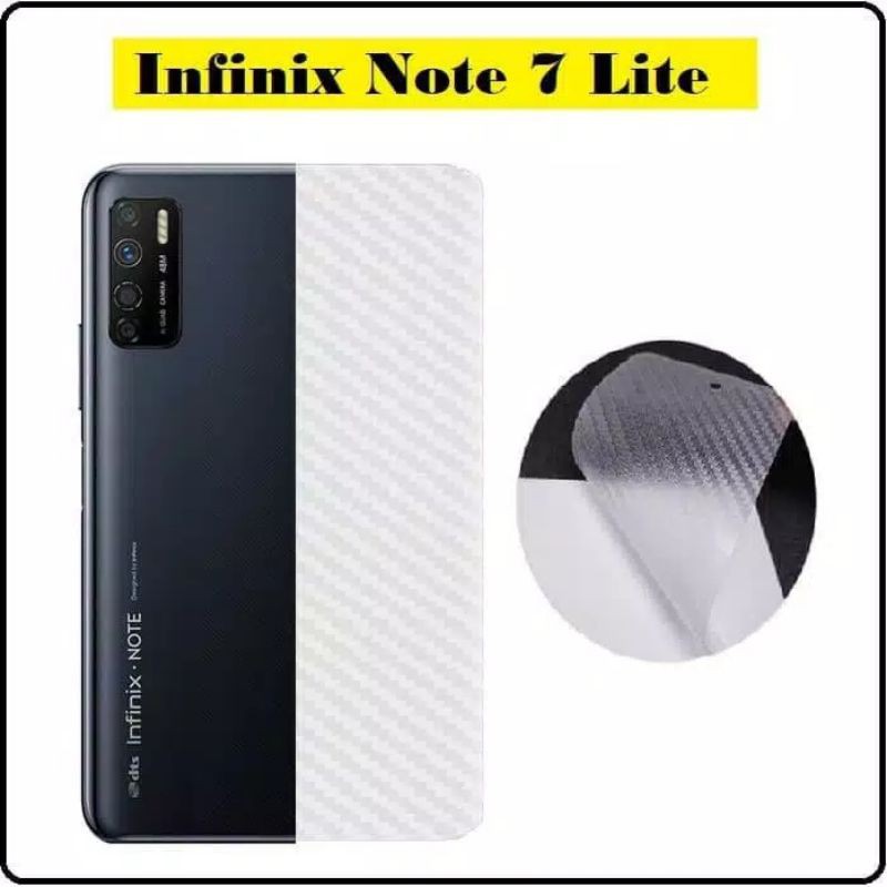 skin karbon infinix smart 4/5/HD/hot 8/hot9/hot 9play/hot 10/10s/10play/infinix Note 7/infinix Note 7lite