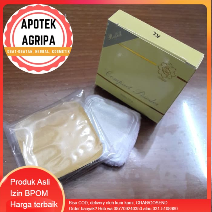 Bedak Padat Viva Refill Compact Powder Queen Natural Kuning Langsat Kuning Pengantin